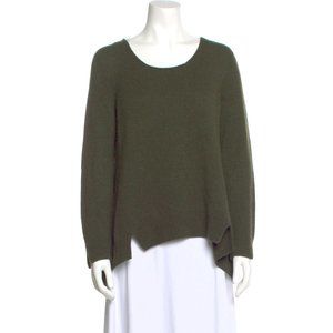 The Row Cashmere Trapeze Sweater khaki green S